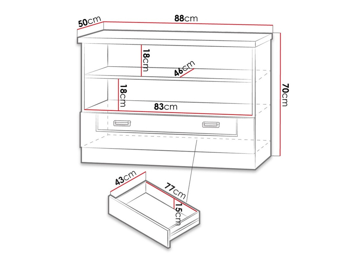TV-omarica Lircava 118 (Hrast lefkas)
