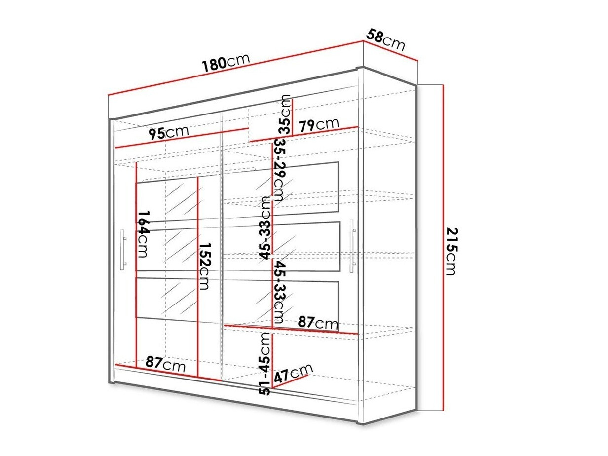 Garderobna omara Closico 101 (Bela)