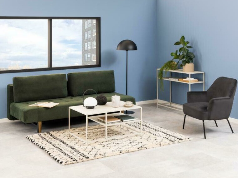 Raztegljiv kavč Norsica 491 (Temno zelena)