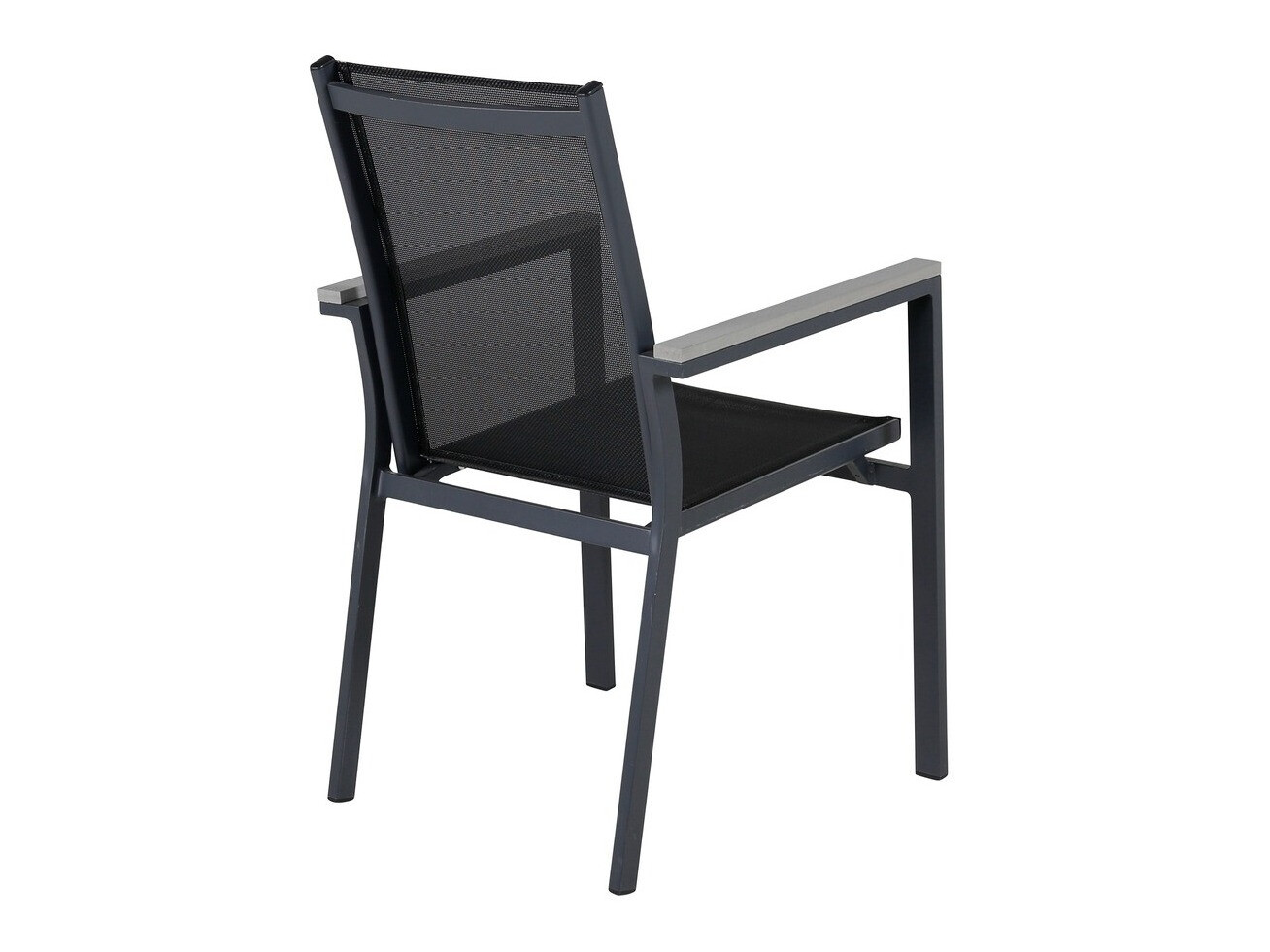 Vrtni stol Dallas 2775 (Črna + Siva)