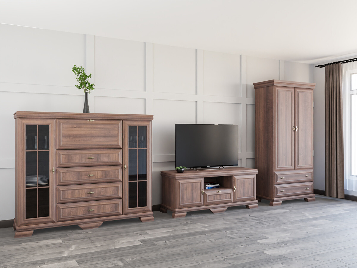 Komplet za dnevno sobo Salmeru 114 (Samoa King Oreh)