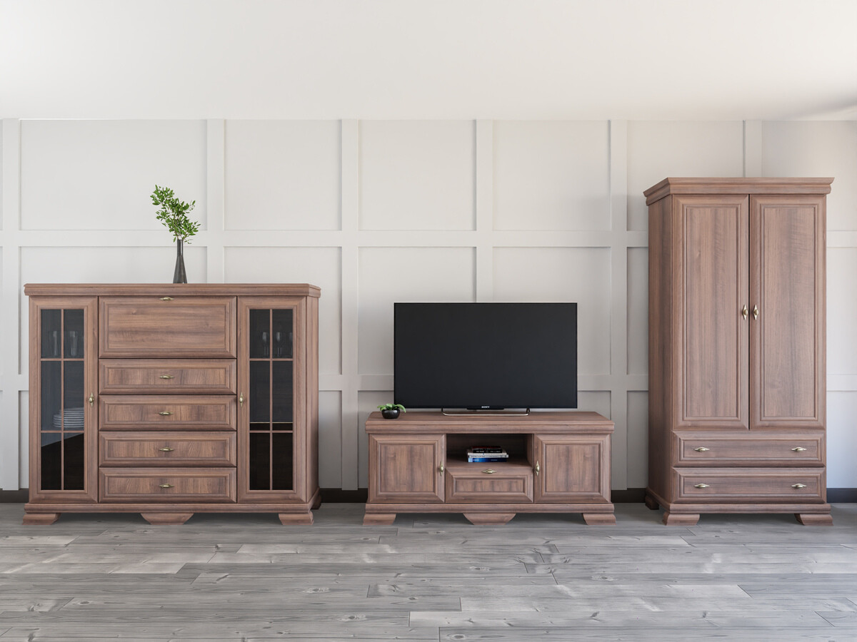 Komplet za dnevno sobo Salmeru 114 (Samoa King Oreh)