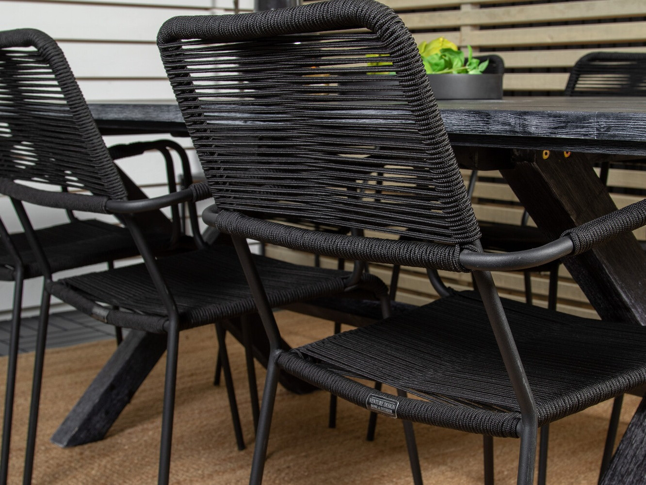 Komplet mize in stolov Dallas 2872