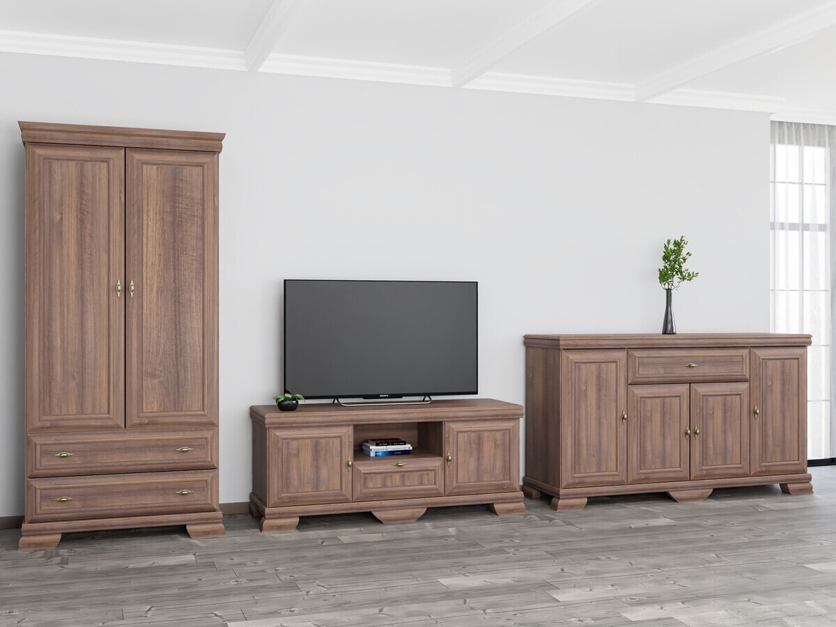 Komplet za dnevno sobo Salmeru 107 (Samoa King Oreh)