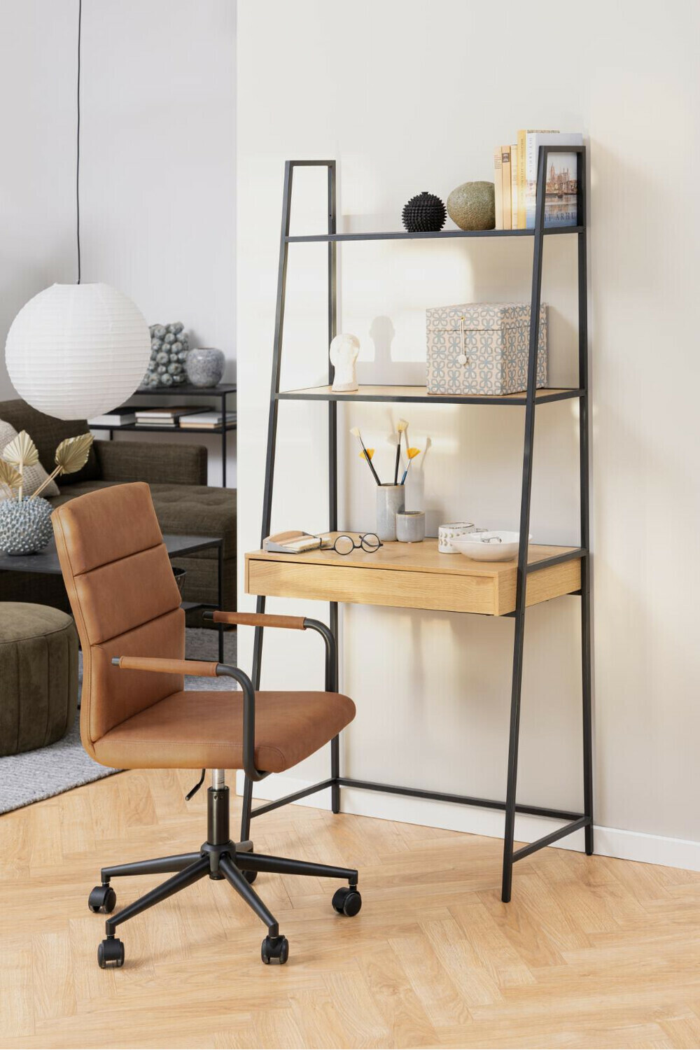 Pisalna miza Norsica Sevferi 163 (Divji hrast + Črna)