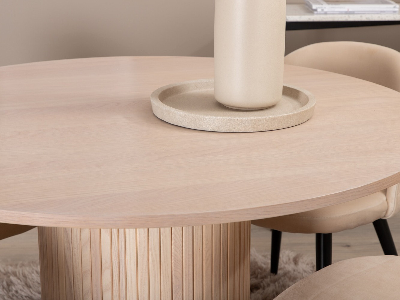 Jedilniški komplet Dallas 3072 (Krema + Črna)