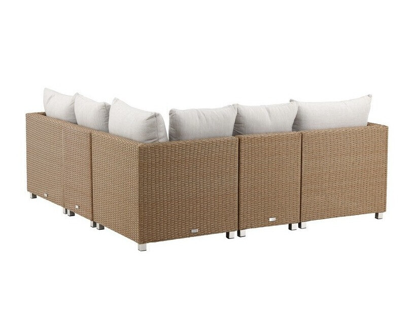 Komplet vrtnega pohištva Dallas 772 (Rjava + Bela)