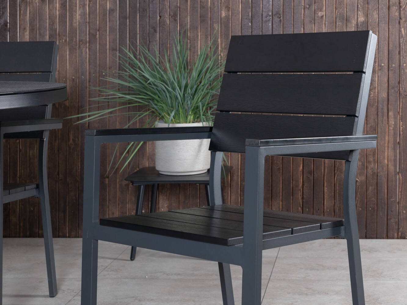 Vrtni stol Dallas 717 (Črna)