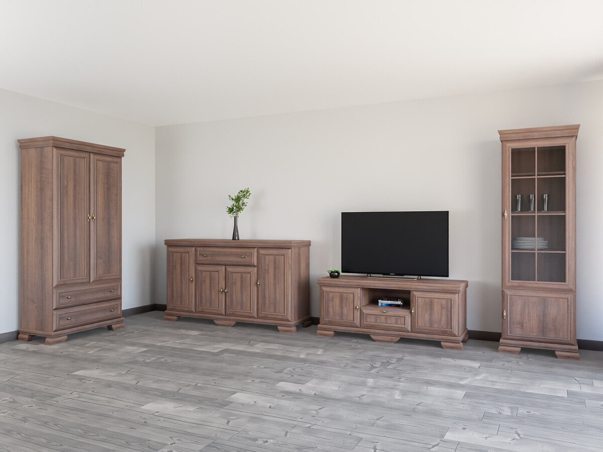 Komplet za dnevno sobo Salmeru 116 (Samoa King Oreh)