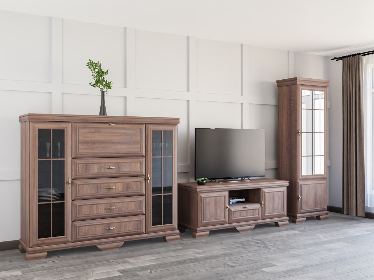 Komplet za dnevno sobo Salmeru 117 (Samoa King Oreh)