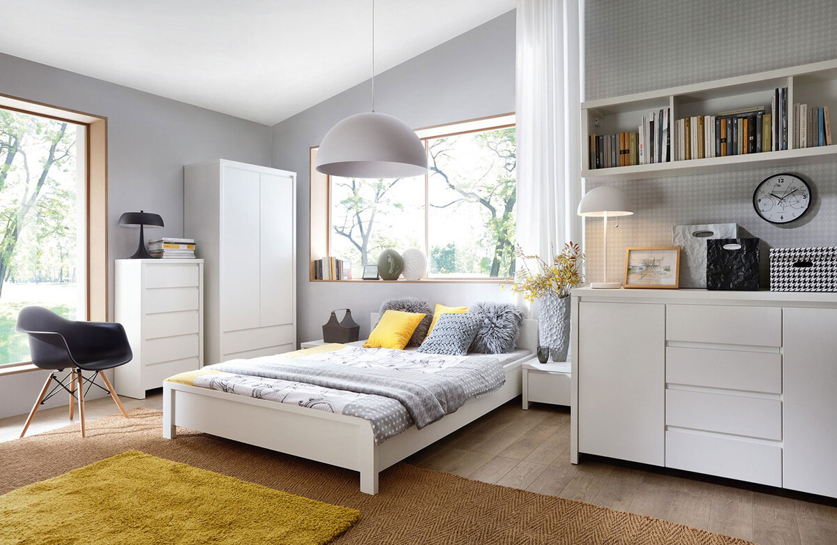 Postelja Nolroma 120 (Bela)