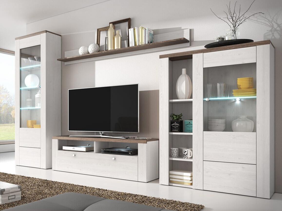 Regal Salelbo 102 (Svetel sibirski macesen + Tartuf hrast)