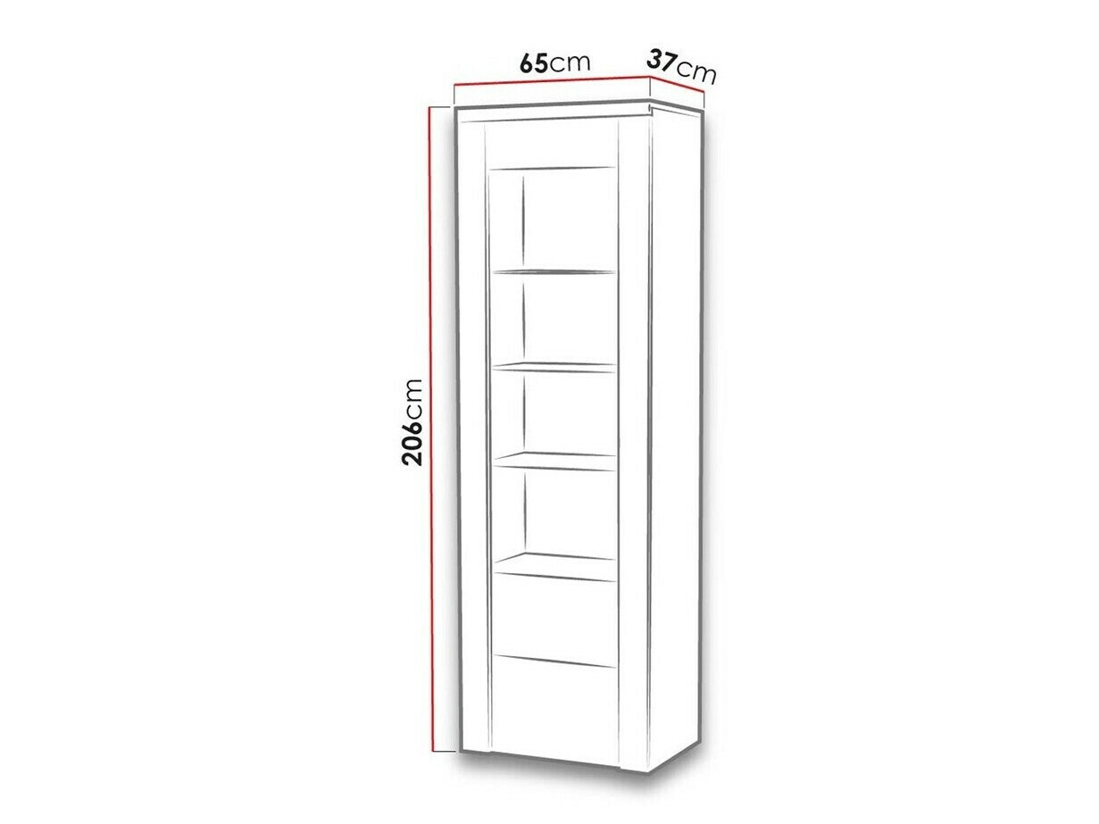 Regal Salelbo 102 (Svetel sibirski macesen + Tartuf hrast)