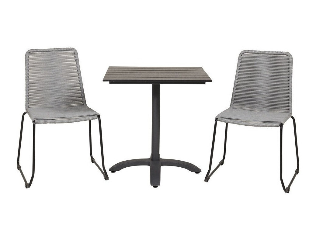 Komplet za balkon Dallas 2184 (Siva + Črna)