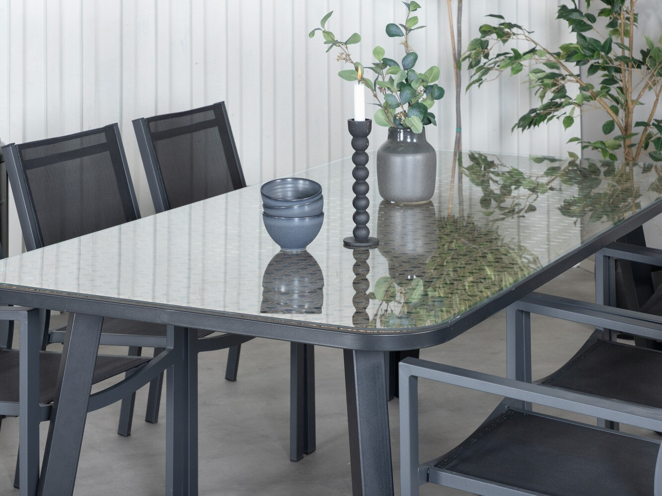 Komplet mize in stolov Dallas 760