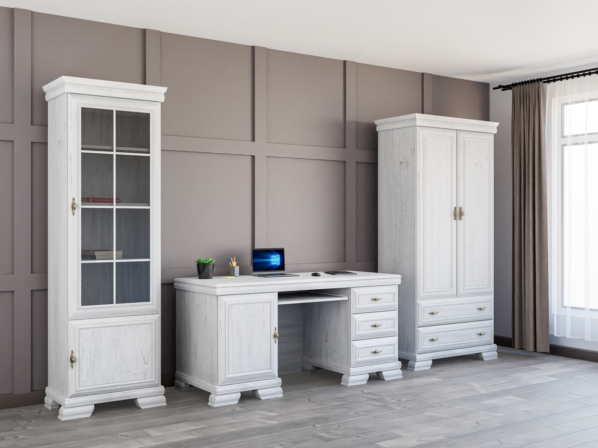 Komplet za domačo pisarno Salmeru 123 (Anderson bor)