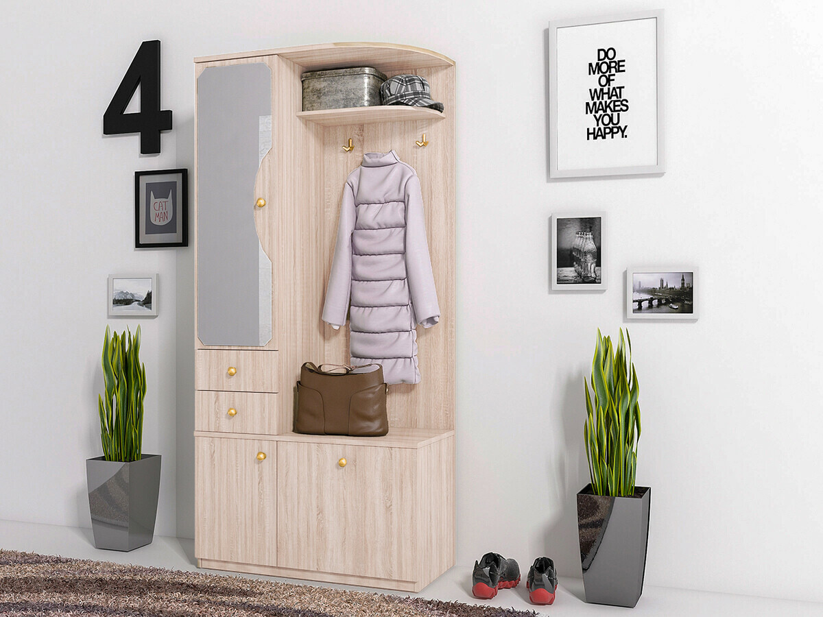 Komplet za predsobo Murrieta 116 (Sonoma hrast)