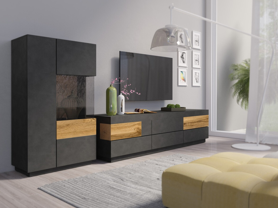 Omarica Livlore 104 (Matera siva + Wotan hrast)