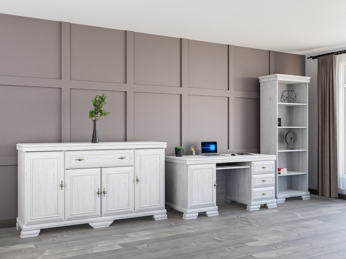 Komplet za domačo pisarno Salmeru 125 (Anderson bor)