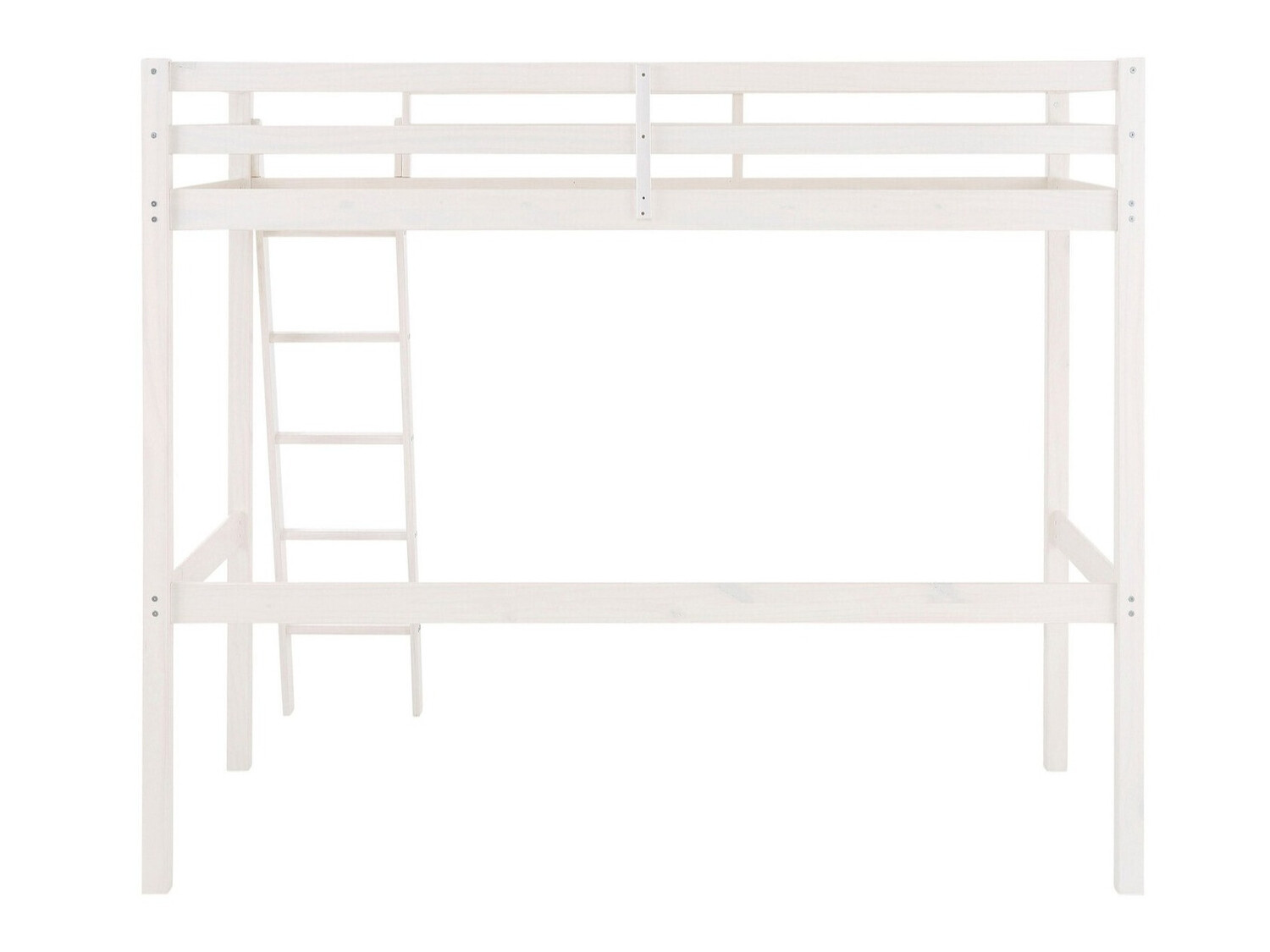 Visoka postelja Ruvfiva 105 (Bela)