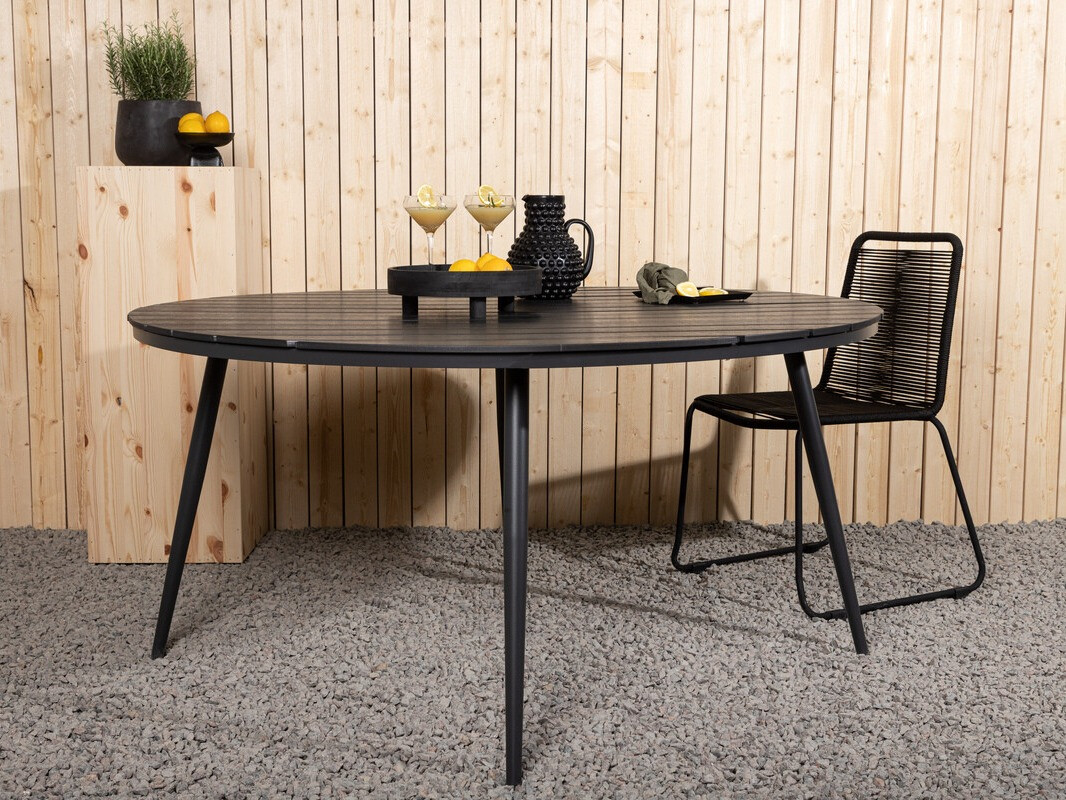 Vrtna miza Dallas 2832 (Črna)