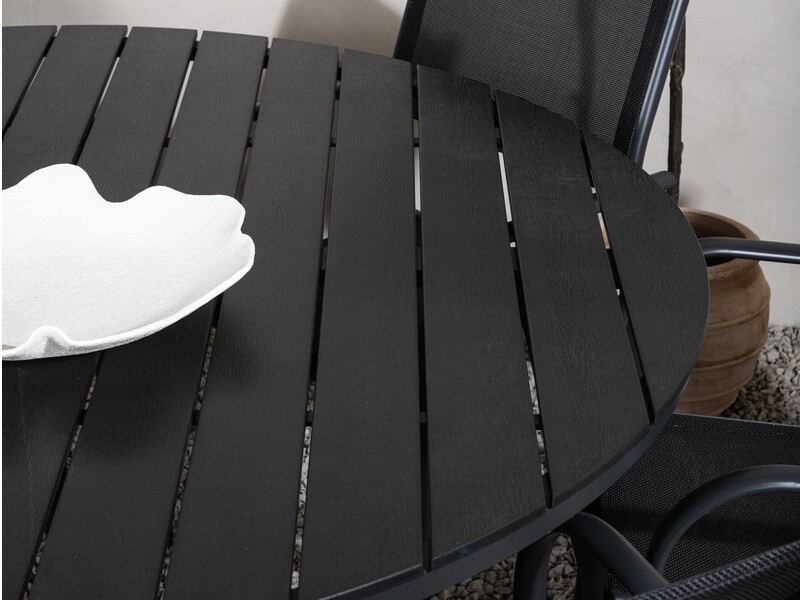 Vrtna miza Dallas 2832 (Črna)