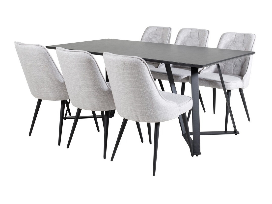 Jedilniški komplet Dallas 1629 (Siva)