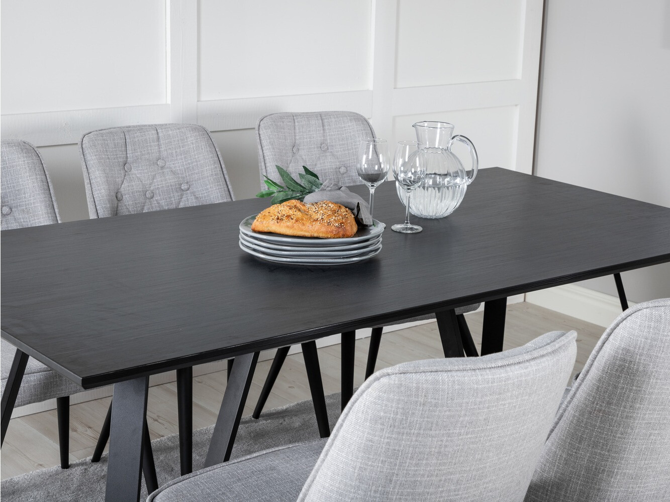 Jedilniški komplet Dallas 1629 (Siva)