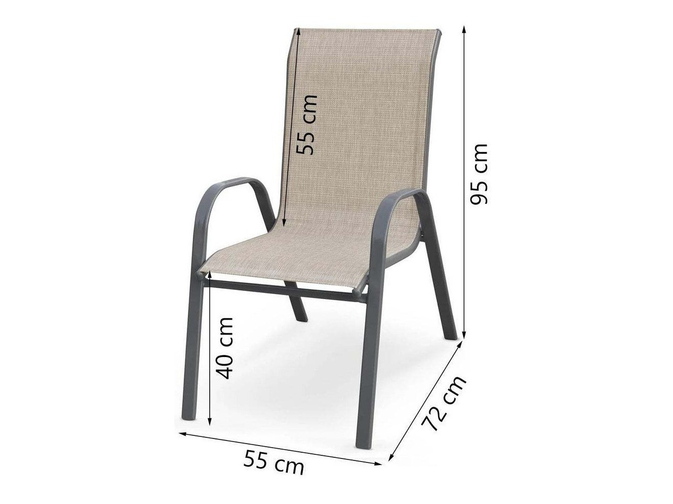 Komplet mize in stolov Houston 1071