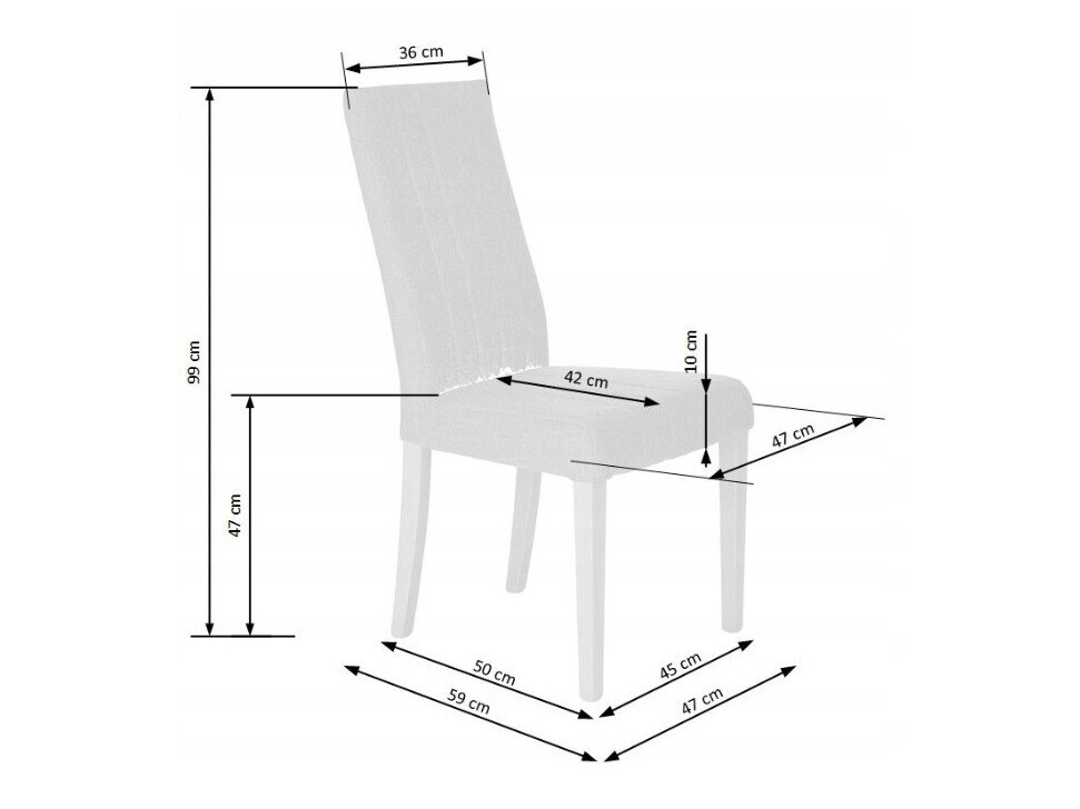 Stol Houston 1216 (Modra + Svetel les)
