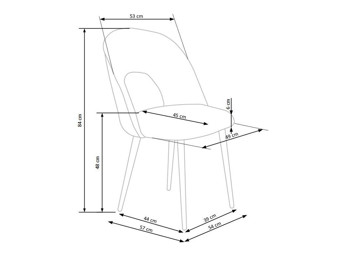 Stol Houston 960 (Siva + Črna)