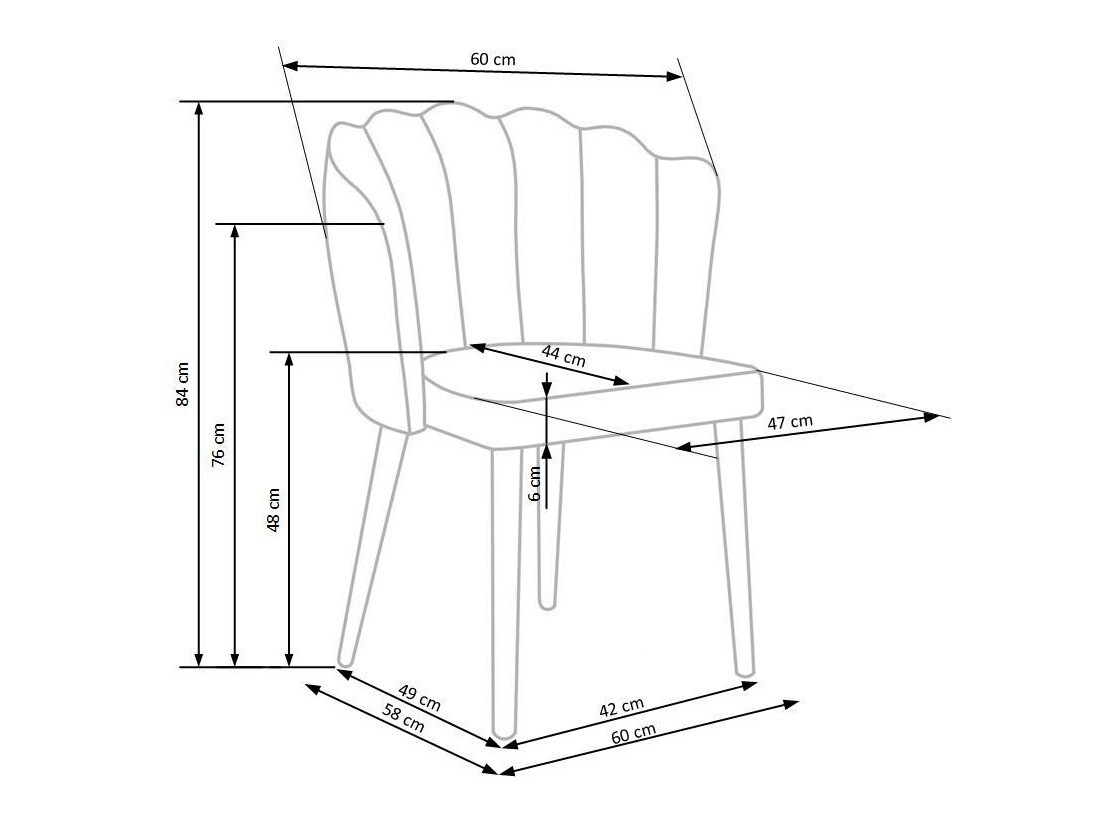 Stol Houston 975 (Siva + Črna)