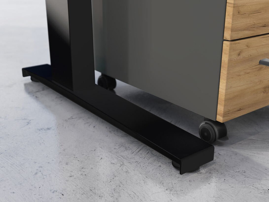 Predalnik Eliromo 107 (Grafit + Hrast Grandson)