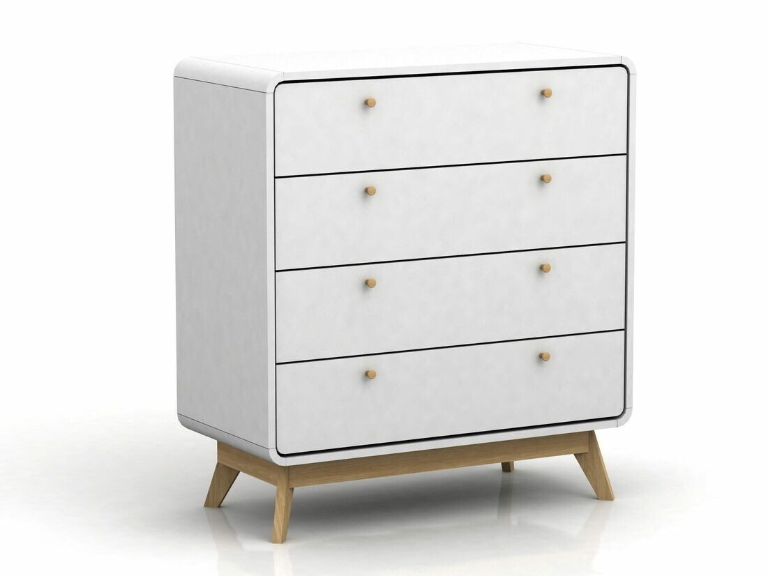 Komoda Elbtena 112 (Bela + Hrast)