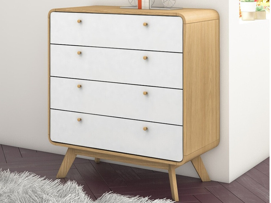 Komoda Elbtena 112 (Hrast + Bela)