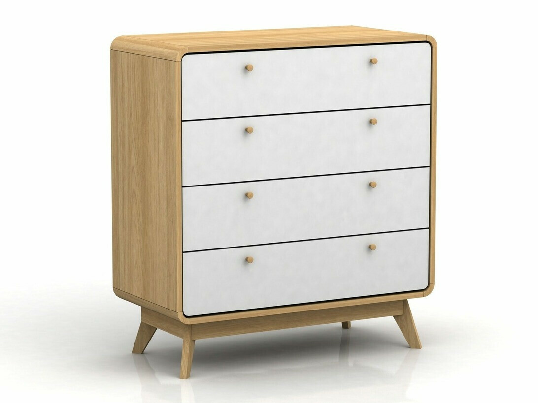 Komoda Elbtena 112 (Hrast + Bela)