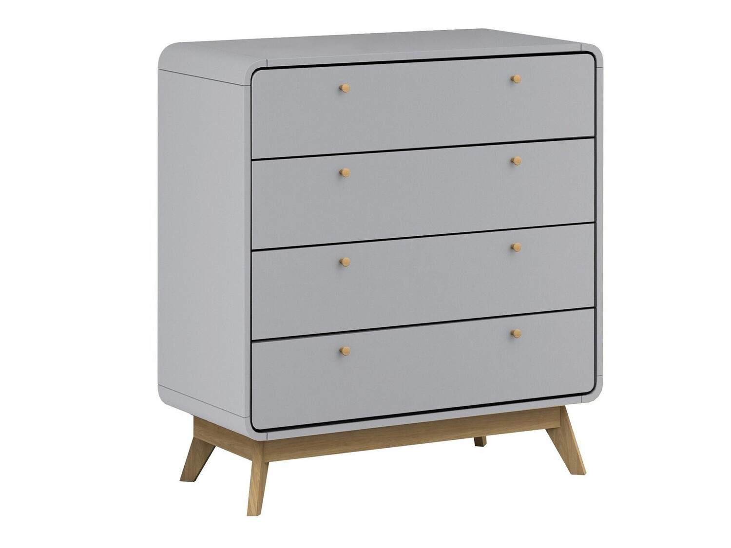 Komoda Elbtena 112 (Siva + Hrast)