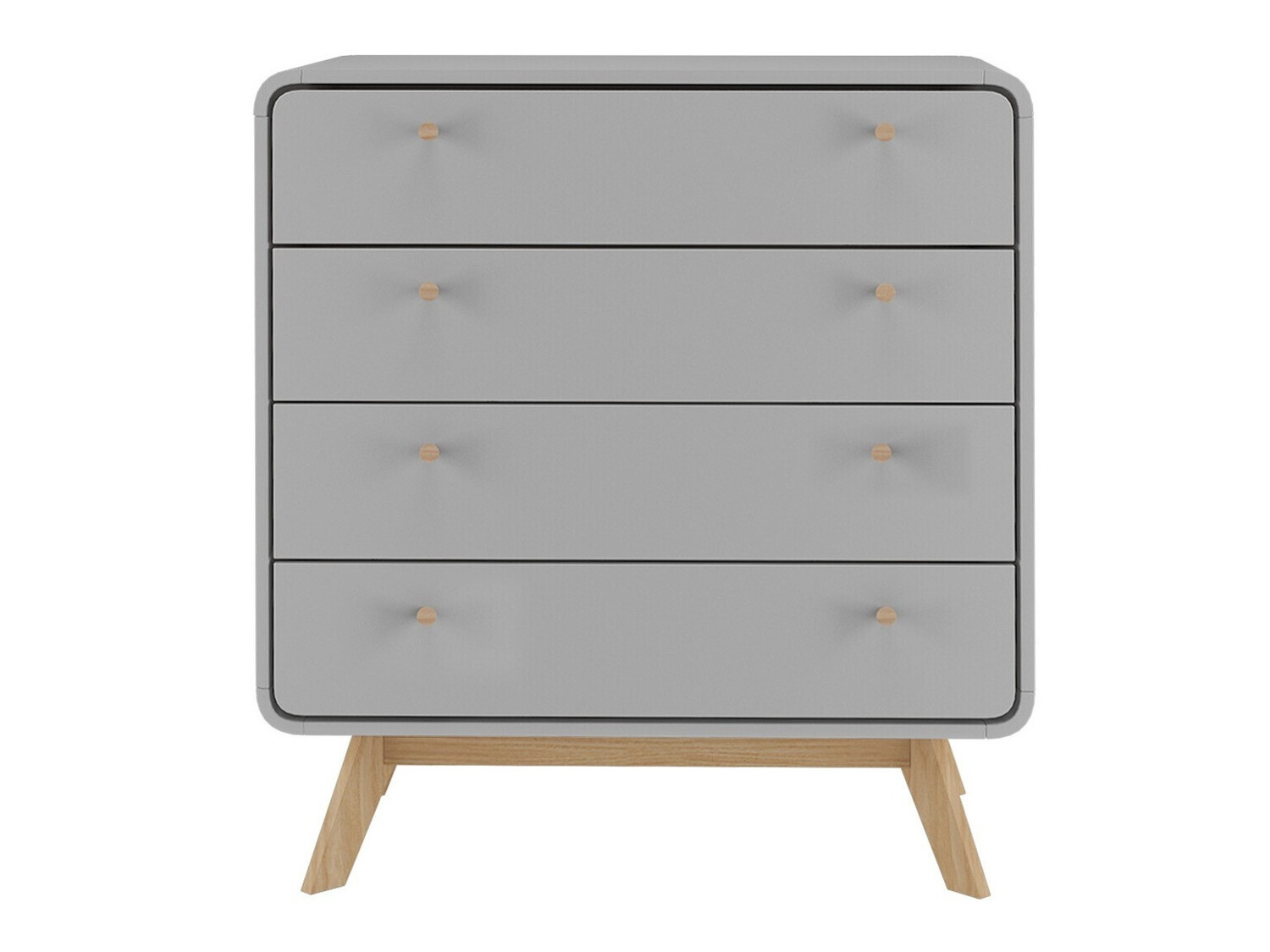 Komoda Elbtena 112 (Siva + Hrast)