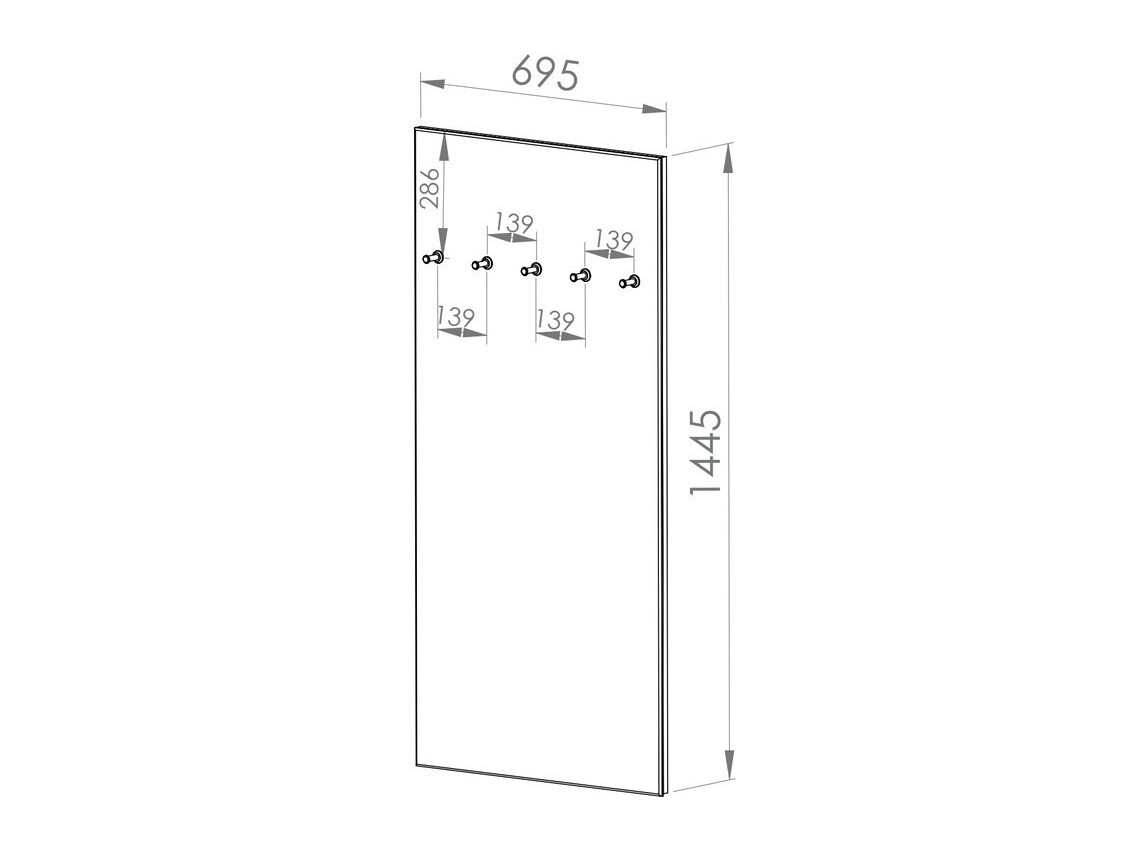 Komplet za predsobo Larnolo 109