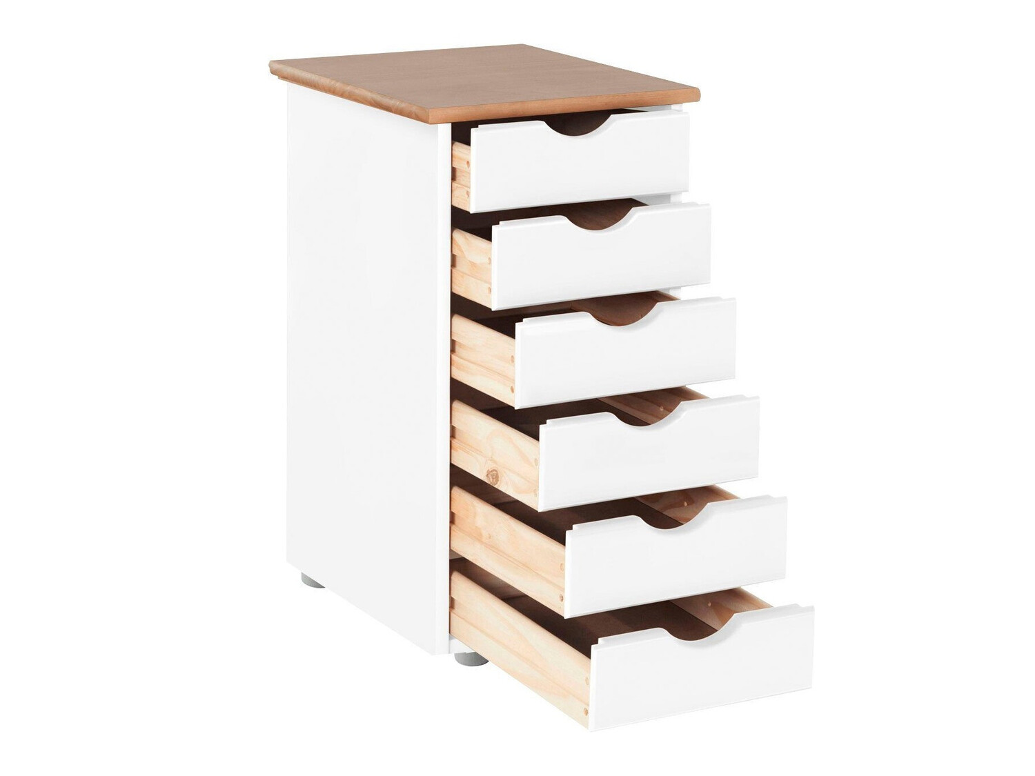 Predalnik Denton 137 (Bela + Svetel les)