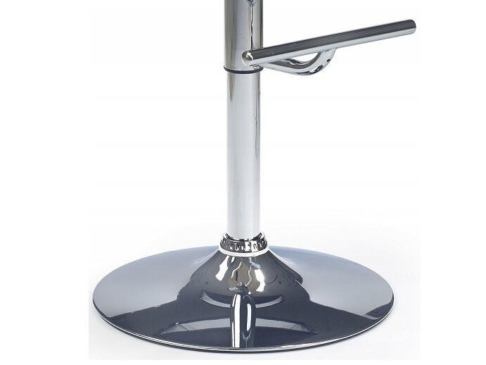 Srednje visok barski stol Houston 517 (Oreh + Krema + Srebrna)