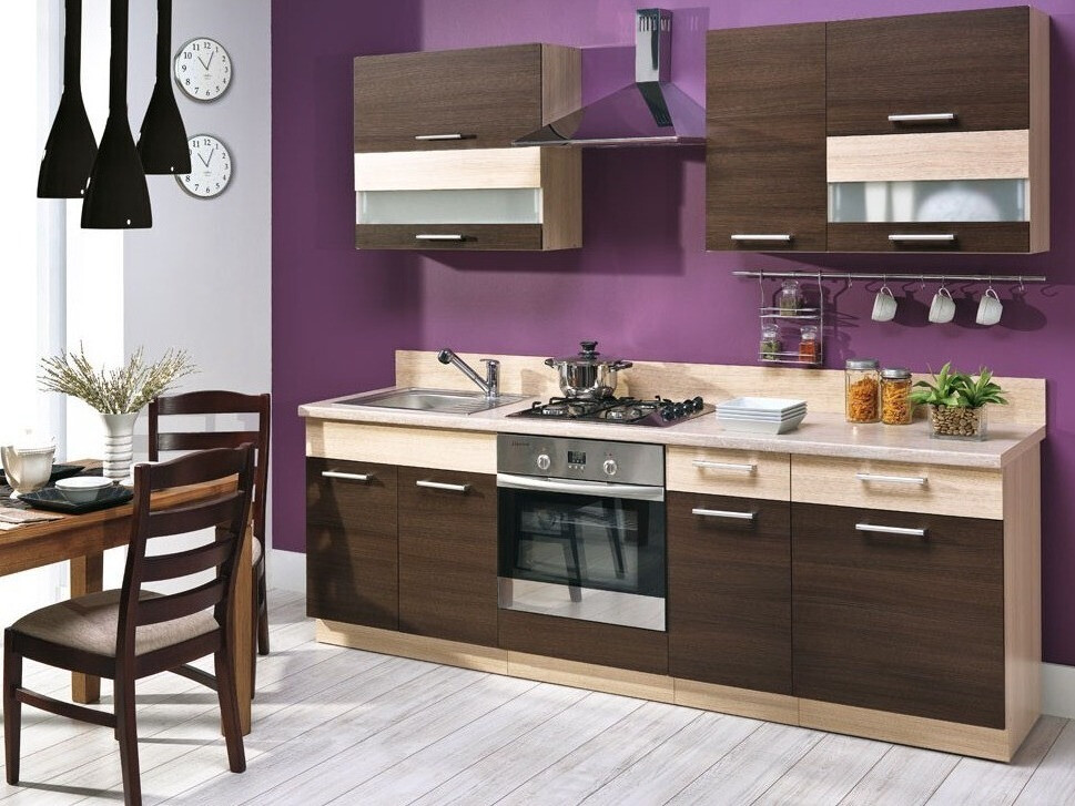 Modularni kuhinjski komplet Mode Dark 127