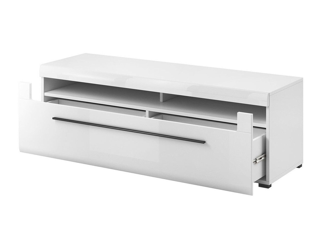 Komplet za dnevno sobo Ophsalu 112 (Bela + Sijaj bela)