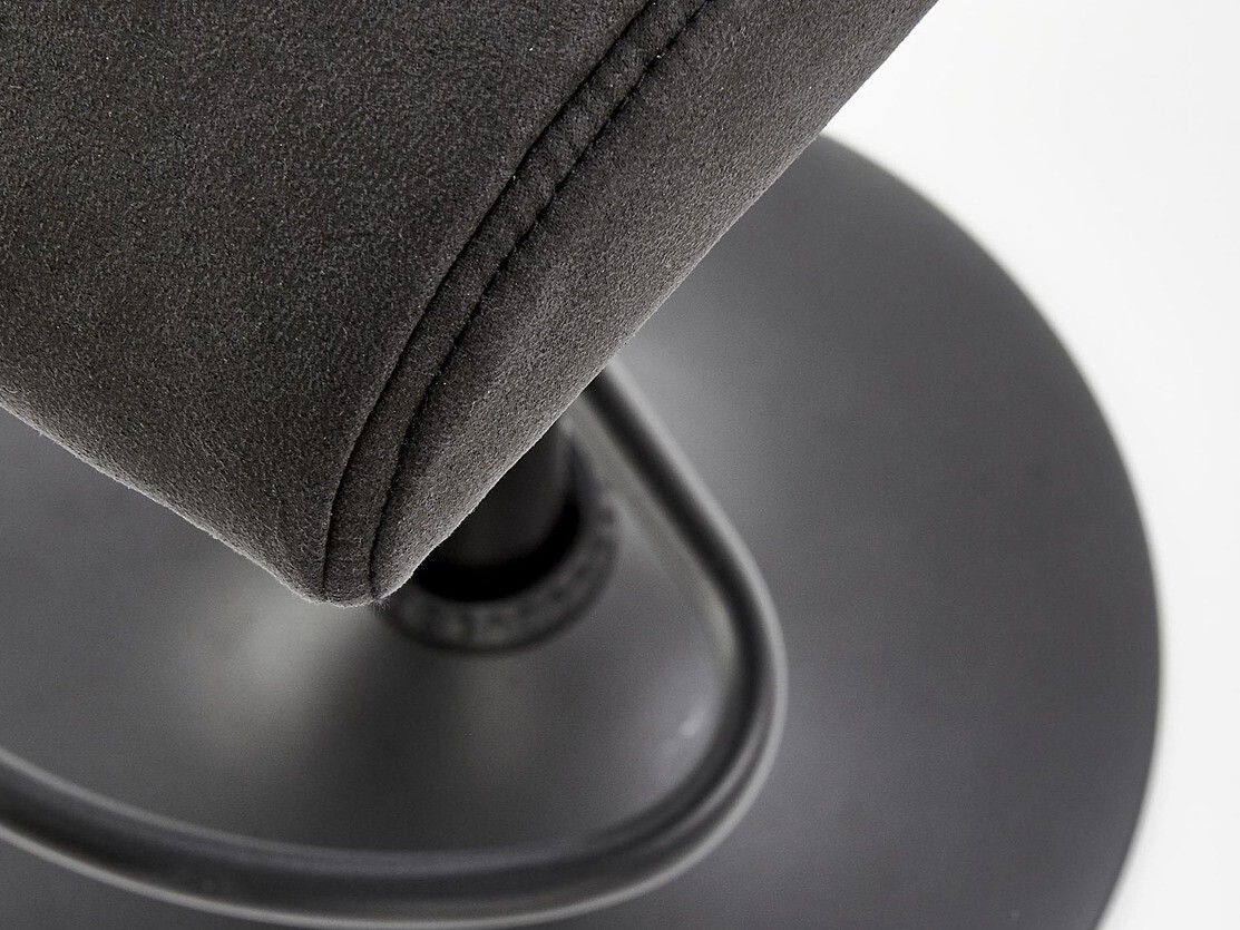 Srednje visok barski stol Houston 970 (Temno siva + Črna)