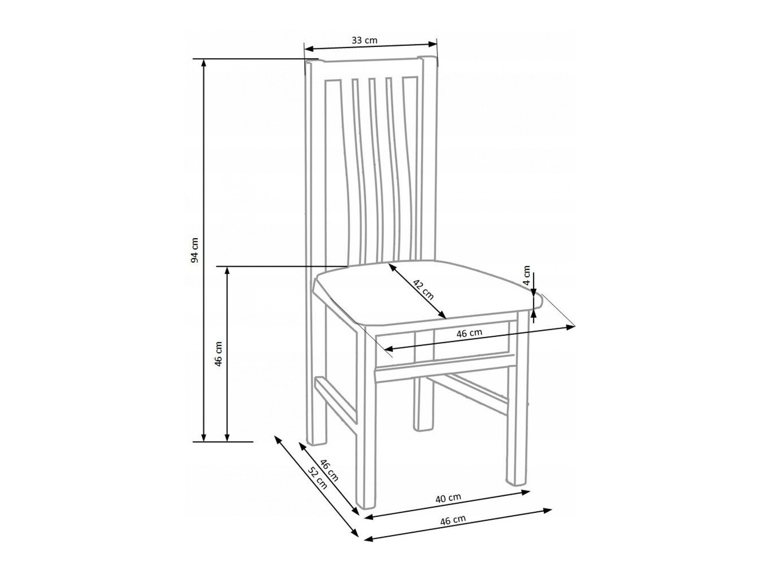 Stol Houston 262 (Sonoma hrast)