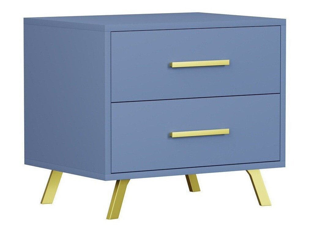 Nočna omarica Dortivu 119 (Modra + Zlata)
