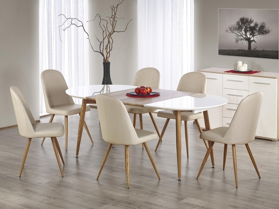 Stol Houston 562 (Krema + Medeni hrast)