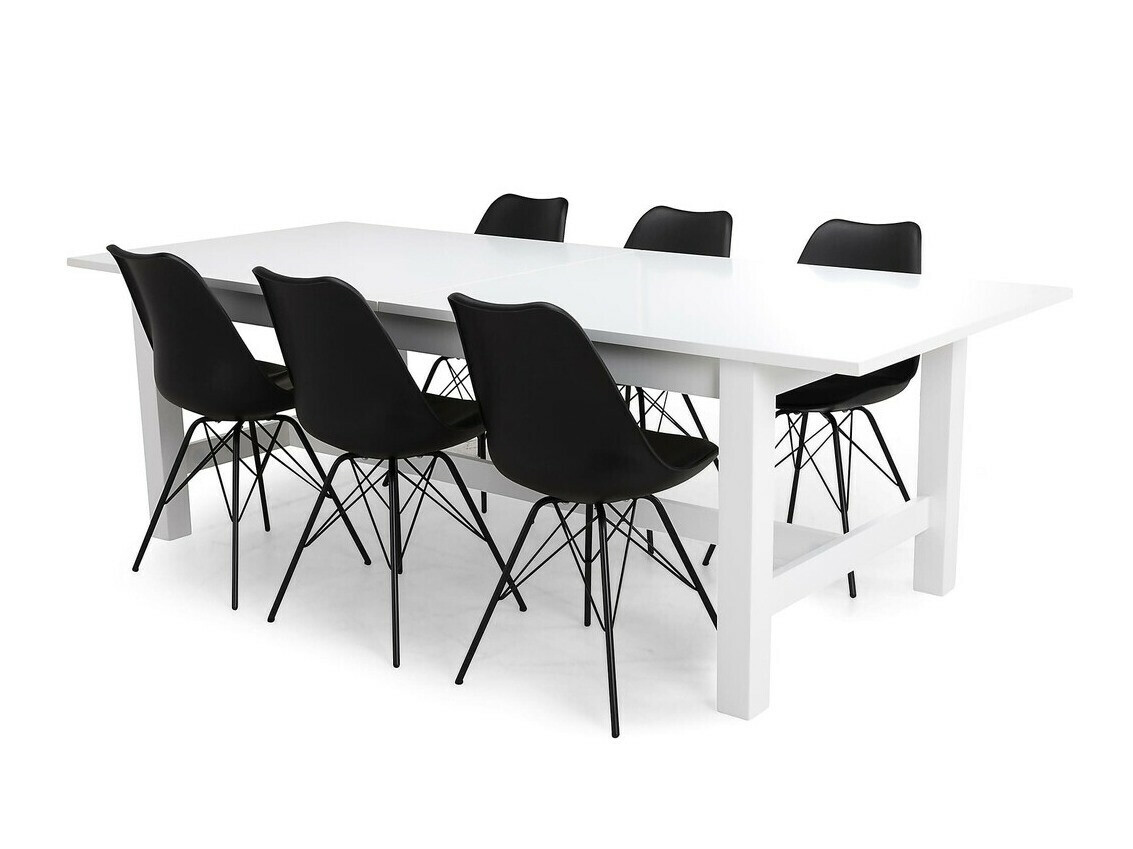 Jedilniški komplet Scandinavian Choice 575 (Črna + Srebrna)