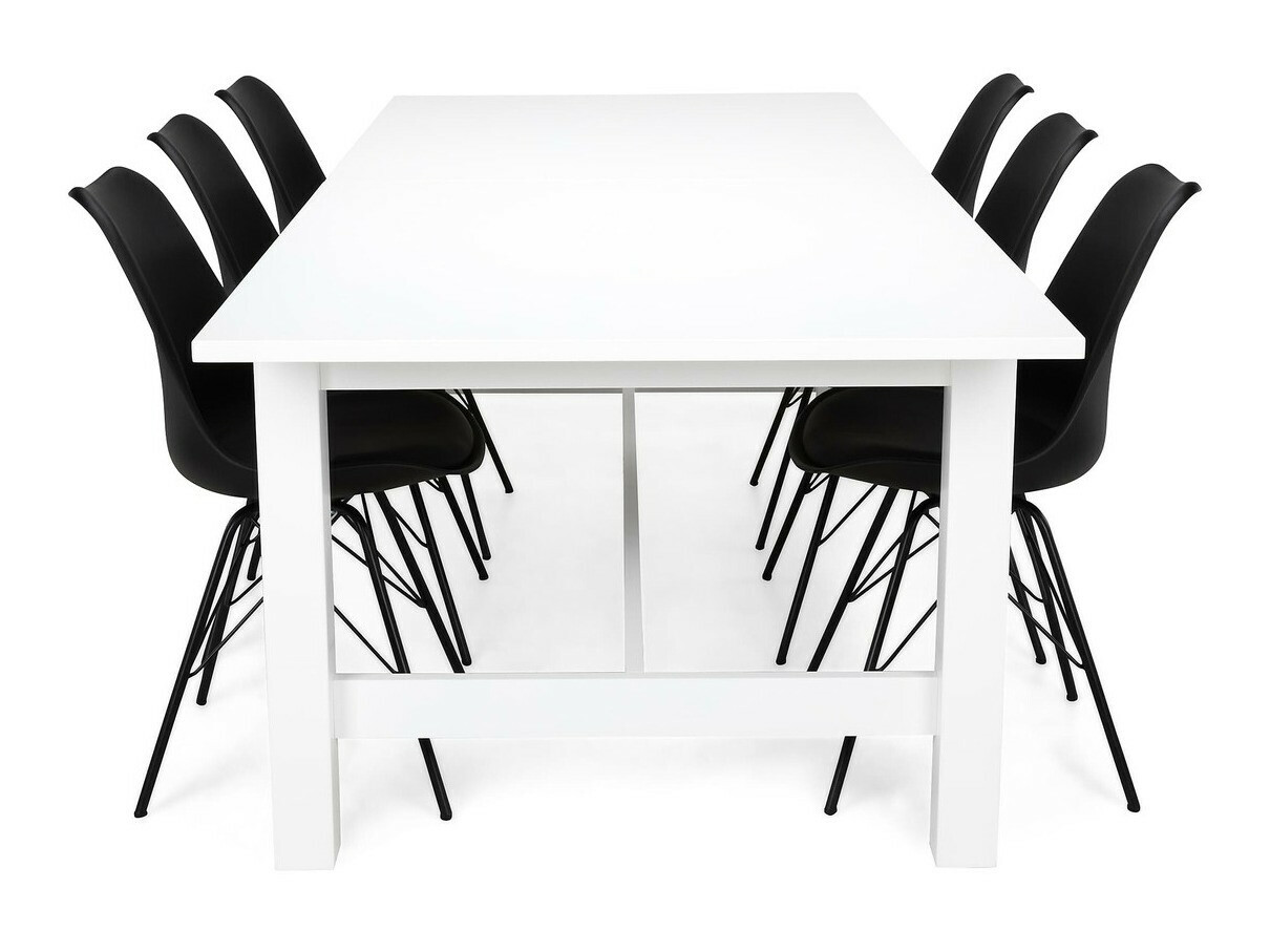 Jedilniški komplet Scandinavian Choice 575 (Črna + Srebrna)