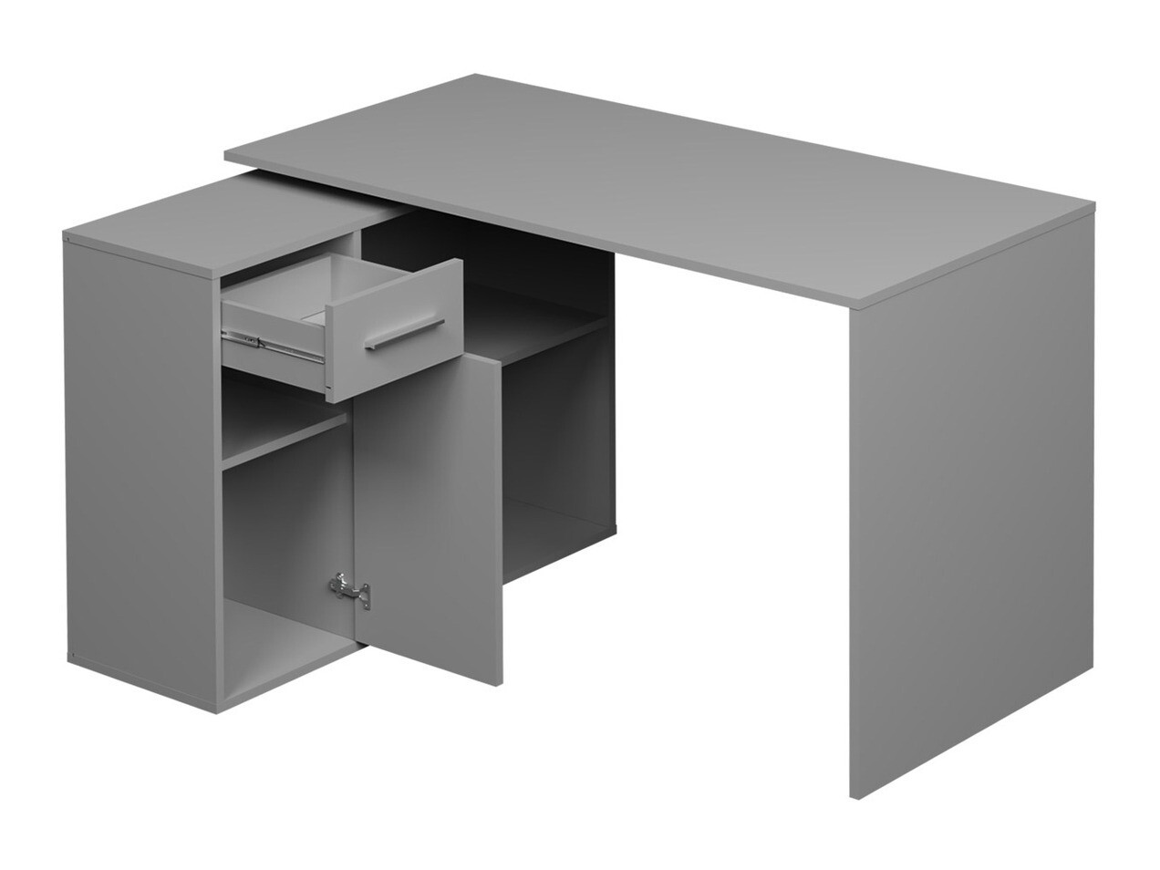 Kotna pisalna miza Bristol 139 (Bela)